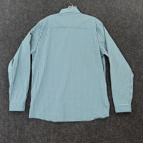 Orvis River Guide Long Sleeve Shirt Men's Medium Blue Plaid Active Fit Pockets - Picture 3 of 9